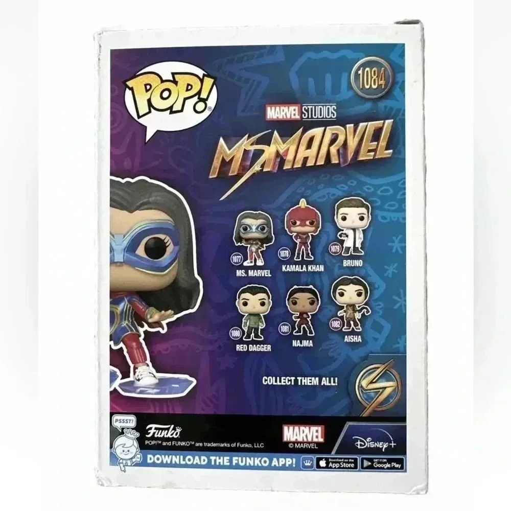 MS. MARVEL - Funko Pop! #1084 Marvel Studios Amazon Exclusive Bobble Head Figure